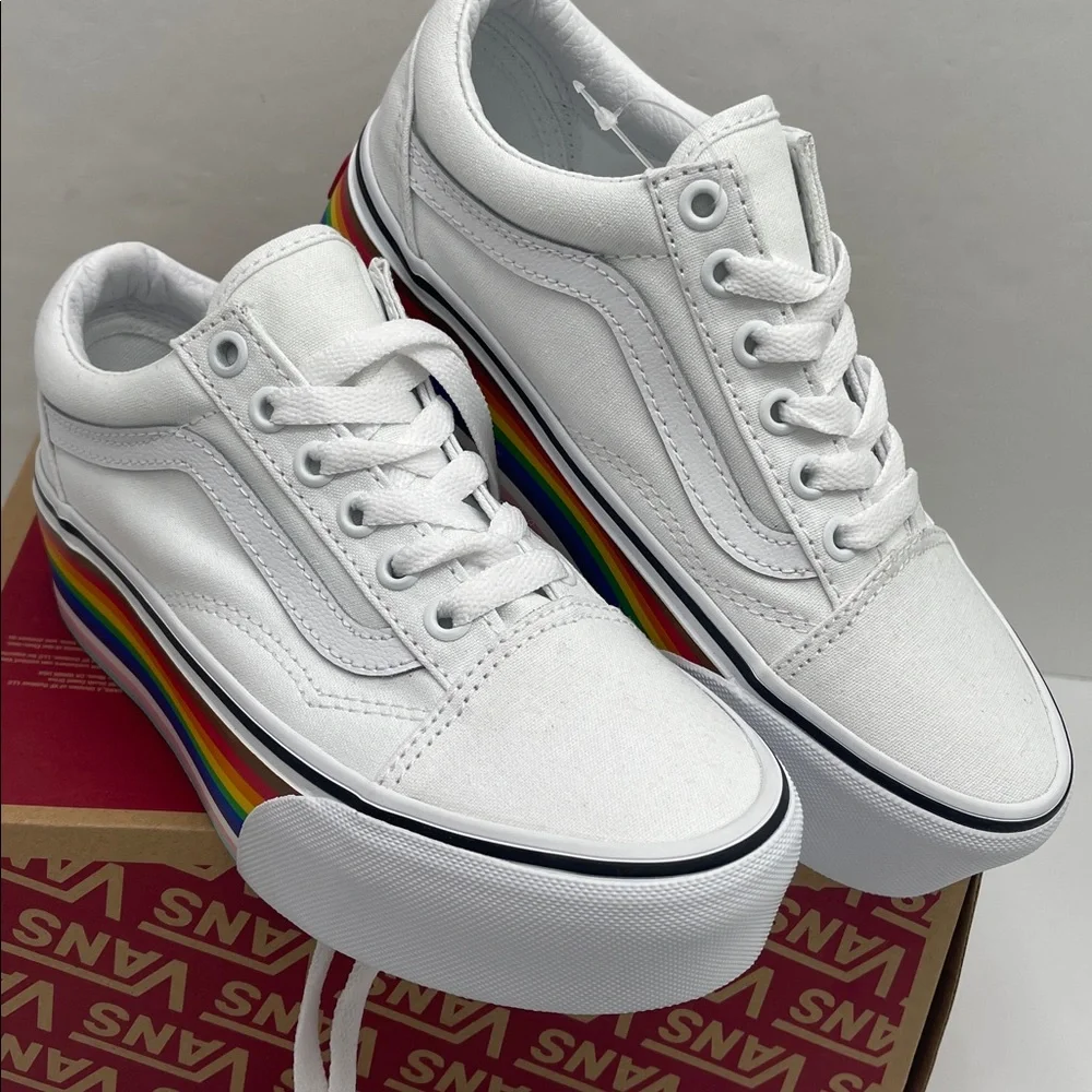 Vans vibrant rainbow